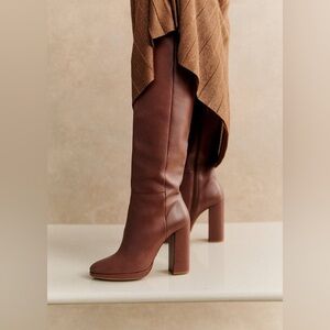 Sezane APOLLINE THIGH HIGH BOOTS US7